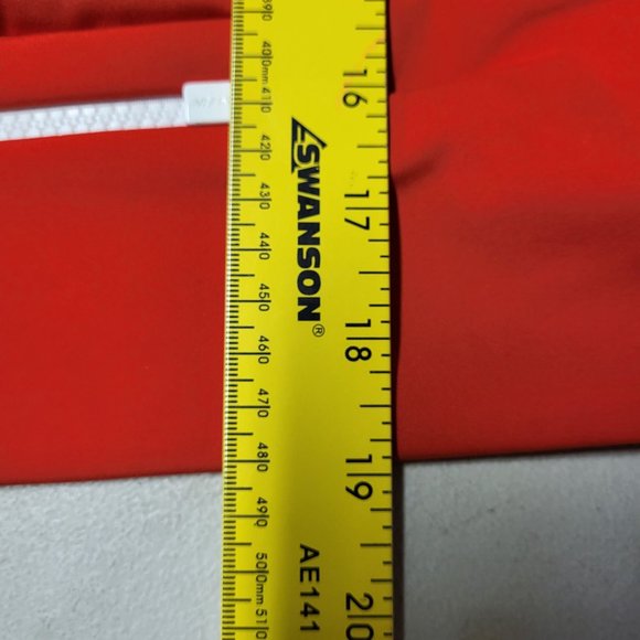 NWT New Balance STAUD Performance CROP‎ TOP Large Red Pink Color Block Fitness - Picture 15 of 15